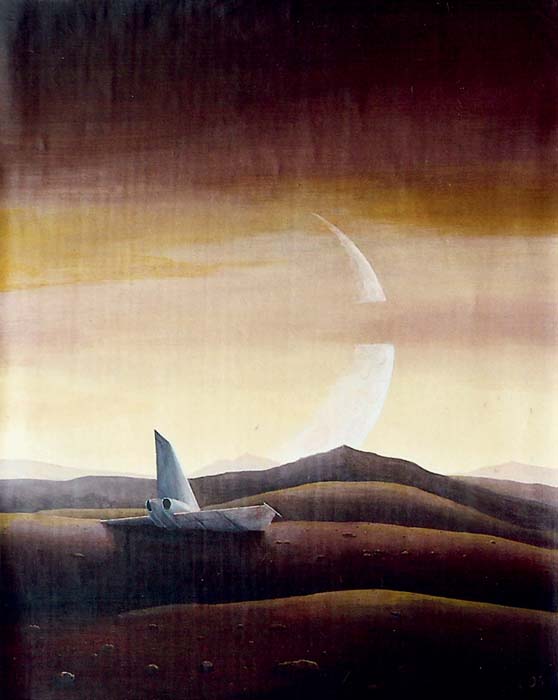 Flugzeug 2 (Bild f�r die CD-R�ckfl�che von "Dream and Reality")