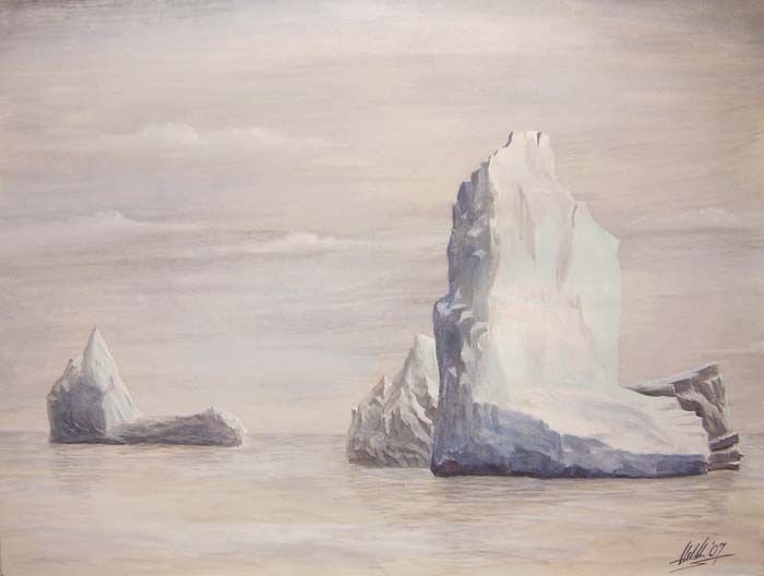 Eisberge (Originalfarbe)