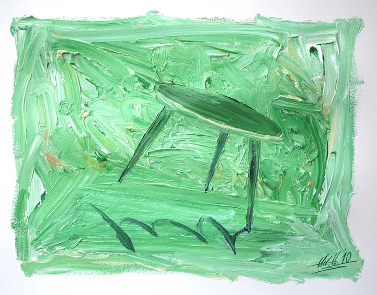 Table Turning (Grafik zum Booklet f�r die CD Blue Sheep)